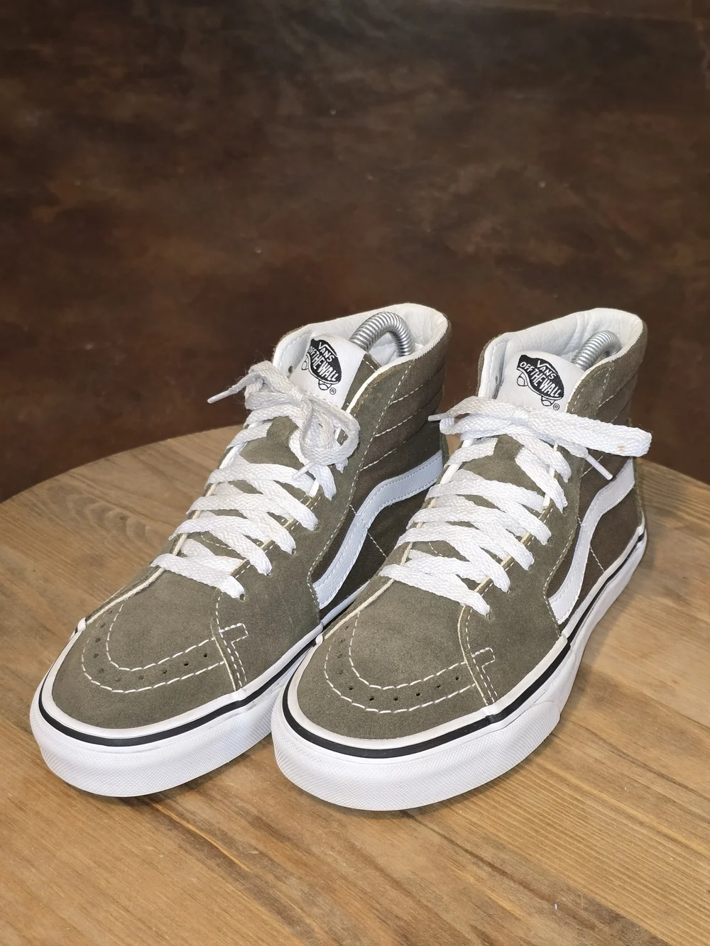 VANS Sk8-Hi Bungee Cord Olive Green High Top Sneakers M 3.5 W 5